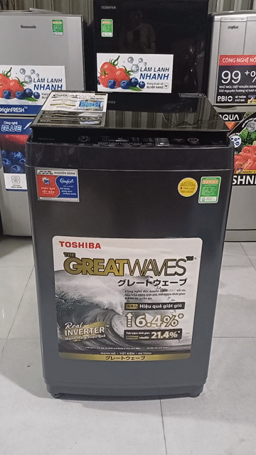 Máy giặt Toshiba 9kg Inverter Đen. Mua bán Máy giặt tại Quận Bình Tân Tp Hồ Chí Minh được đăng bởi Phạm Thị Bích Mai hình 1