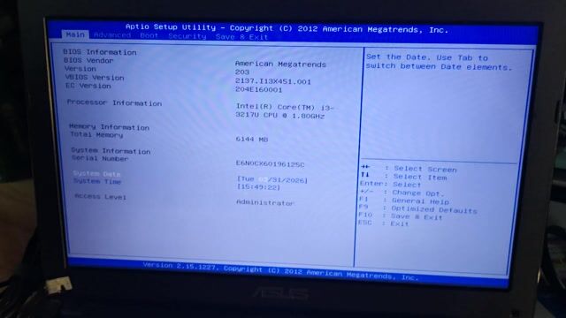 Laptop Asus Core i3 3217u 6GB Đen. Mua bán Laptop tại Quận 11 Tp Hồ Chí Minh được đăng bởi Huỳnh Tuấn Cảnh hình 1