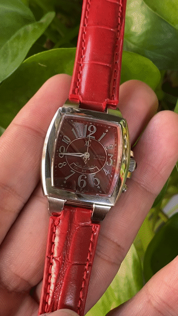 Đồng hồ Citizen xC Nữ Đỏ Kính sapphire. Mua bán Đồng hồ tại Quận Tân Bình Tp Hồ Chí Minh được đăng bởi Tiến Đạt hình 1