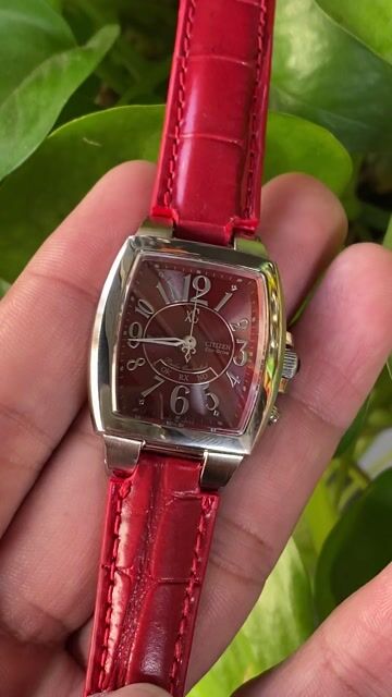 Đồng hồ Citizen xC Nữ Đỏ Kính sapphire. Mua bán Đồng hồ tại Quận Tân Bình Tp Hồ Chí Minh được đăng bởi Tiến Đạt hình 1