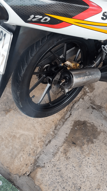 Suzuki Satria 2000 Đỏ Trắng Đen. Mua bán Xe máy tại Quận Ô Môn Cần Thơ được đăng bởi Trần Thanh toàn hình 1