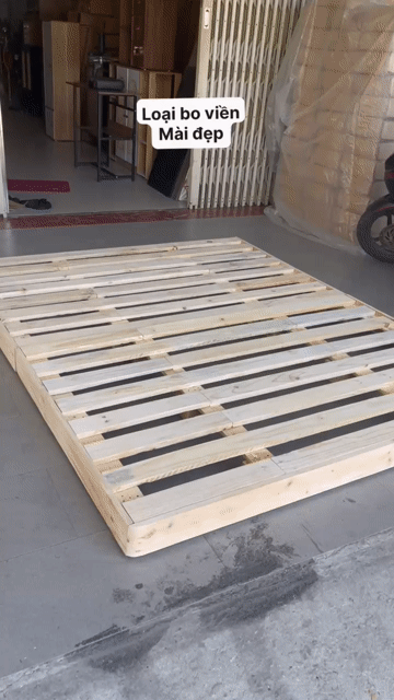 Pallet giường gỗ thông . Mua bán Giường, chăn ga gối nệm tại Quận Cẩm Lệ Đà Nẵng được đăng bởi NỘI THẤT TRẦN DUNG  hình 1