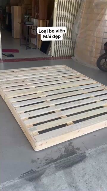 Pallet giường gỗ thông . Mua bán Giường, chăn ga gối nệm tại Quận Cẩm Lệ Đà Nẵng được đăng bởi NỘI THẤT TRẦN DUNG  hình 1