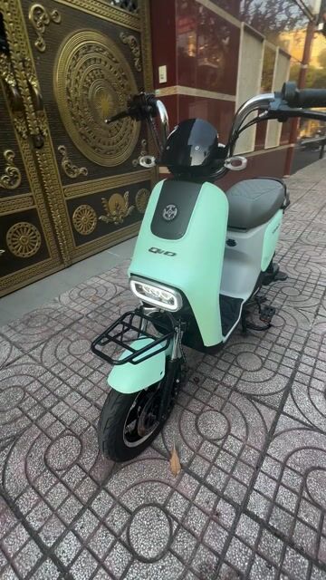 Xe đạp điện HiTASA Xanh bạc hà. Mua bán Xe đạp tại Quận 8 Tp Hồ Chí Minh được đăng bởi Hoàng Anh  hình 1