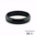 6mm Black Zirconia Ceramic Court Wedding Ring 360 video three