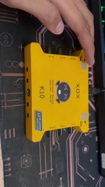 Soundcard XOX K10 Vàng. Mua bán Tivi, Âm thanh tại Quận 12 Tp Hồ Chí Minh được đăng bởi Tu hình 1