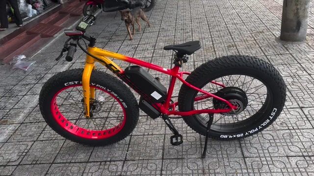 Xe đạp điện trợ lực TO TO FAT Đỏ Vàng Mới 100%. Mua bán Xe đạp tại Quận Hải Châu Đà Nẵng được đăng bởi phước hình 1