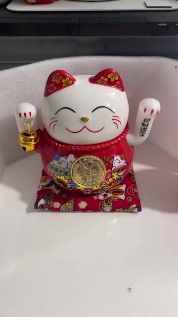 Mèo thần tài Gốm sứ 12-13cm Mới. Mua bán Đồ sưu tầm, đồ cổ tại Thành phố Thủ Đức Tp Hồ Chí Minh được đăng bởi Lê Nguyễn Hà My hình 1