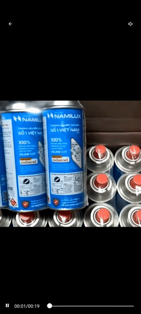 Bình Có Gas Namilux KLT.250gram. Mua bán Bếp, lò, đồ điện nhà bếp tại Quận Bình Tân Tp Hồ Chí Minh được đăng bởi Mr Kevin hình 1