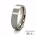 6mm Comfort Fit Brushed Titanium Wedding Ring 360 Video two