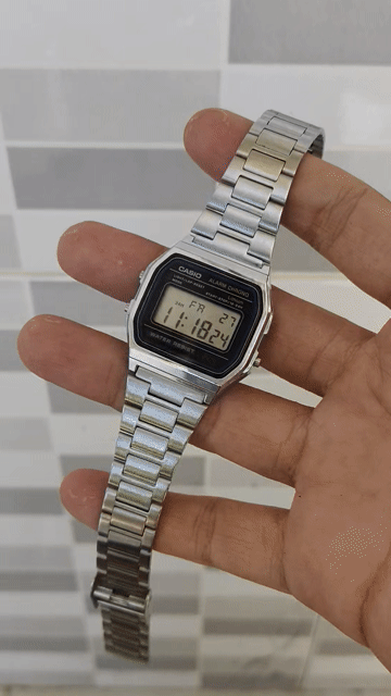Đồng hồ Casio Vintage Unisex Bạc. Mua bán Đồng hồ tại Huyện Gò Công Tây Tiền Giang được đăng bởi Tuấn Trung hình 1