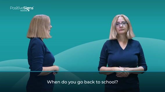 When do you go back to school?