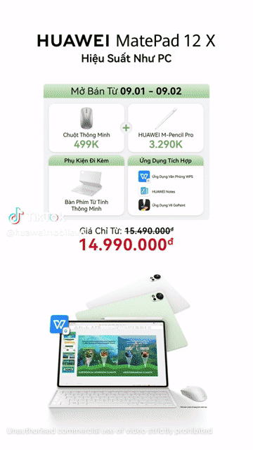Huawei MatePad 12 X Trắng. Mua bán Máy tính bảng tại Quận 10 Tp Hồ Chí Minh được đăng bởi Huawei Sài gòn hình 1