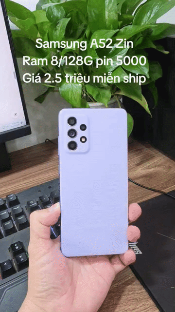 Samsung A52 8GB/128GB màn zin pin trâu máy mượt. Mua bán Điện thoại tại Quận Hà Đông Hà Nội được đăng bởi Shop Điện Thoại Cũ Zin hình 1