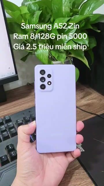 Samsung A52 8GB/128GB màn zin pin trâu máy mượt. Mua bán Điện thoại tại Quận Hà Đông Hà Nội được đăng bởi Shop Điện Thoại Cũ Zin hình 1