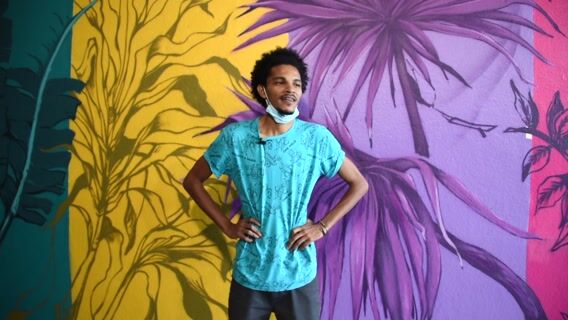 Abeil One, artiste graffeur réunionnais