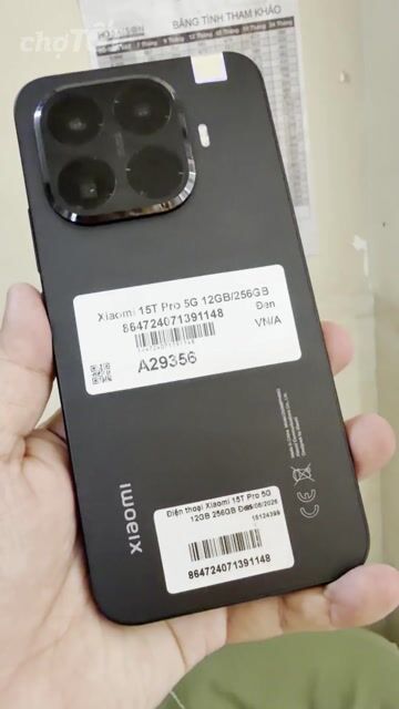 Xiaomi 15T Pro 12GB 256GB zin keng bh dài giá tốt. Mua bán Điện thoại tại Quận Bình Tân Tp Hồ Chí Minh được đăng bởi Shop phố smartphone 2 hình 1