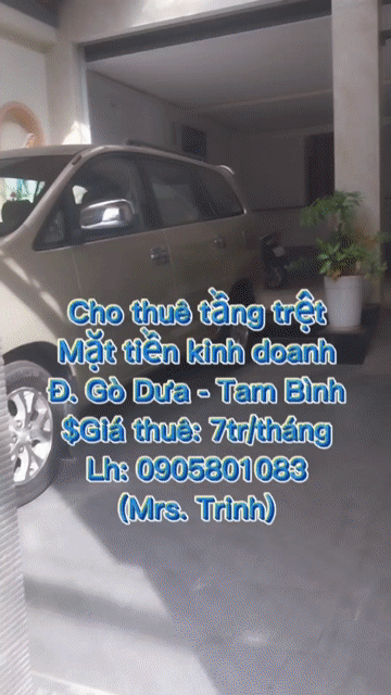 Cho thuê Văn phòng, Mặt bằng kinh doanh Thành phố Thủ Đức Tp Hồ Chí Minh diện tích 45 m² giá 7 triệu/tháng