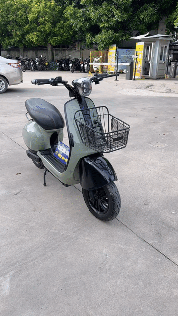 Xe điện Vespa Milan II Xanh bơ siêu nét. Mua bán Xe máy tại Quận Cầu Giấy Hà Nội được đăng bởi Xe điện Bình Phương hình 1