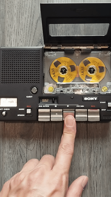 Máy cassette Sony TC-1100B Đen Mới 99%. Mua bán Tivi, Âm thanh tại Huyện Gia Lâm Hà Nội được đăng bởi Cao tuan anh hình 1