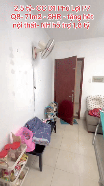 Mua bán Căn hộ Chung cư Khu dân cư Phú Lợi Quận 8 Tp Hồ Chí Minh diện tích 71 m² giá 2,5 tỷ