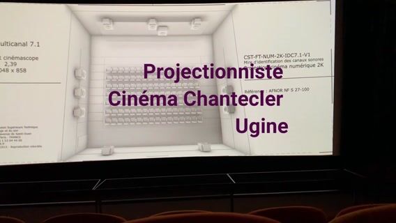 Projectionniste Cinéma Chantecler Ugine