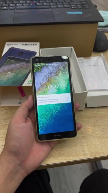 Nokia C01 Plus fullbox sạc, cáp, tai nghe zin. Mua bán Điện thoại tại Quận Tân Bình Tp Hồ Chí Minh được đăng bởi Minh Tuấn hình 1