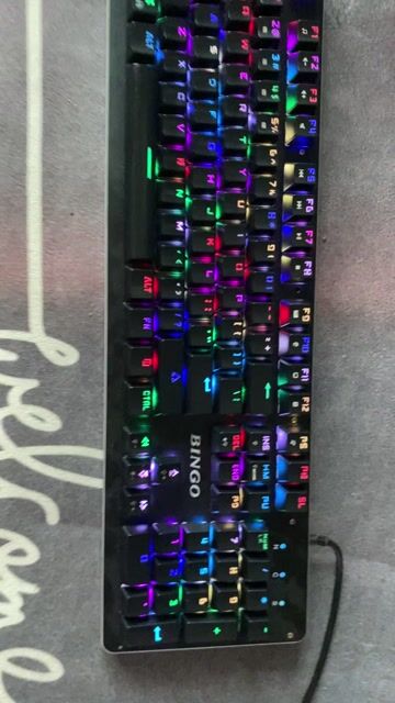 Bàn phím cơ Bingo Blue Switch led RGB. Mua bán Phụ kiện (Màn hình, Chuột...) tại Thành phố Long Xuyên An Giang được đăng bởi La Thọ hình 1