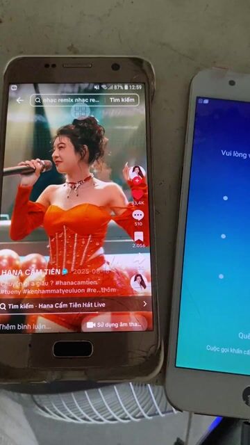 Samsung S6 Vàng hồng Đã qua sử dụng. Mua bán Điện thoại tại Quận 12 Tp Hồ Chí Minh được đăng bởi A Thanh hình 1