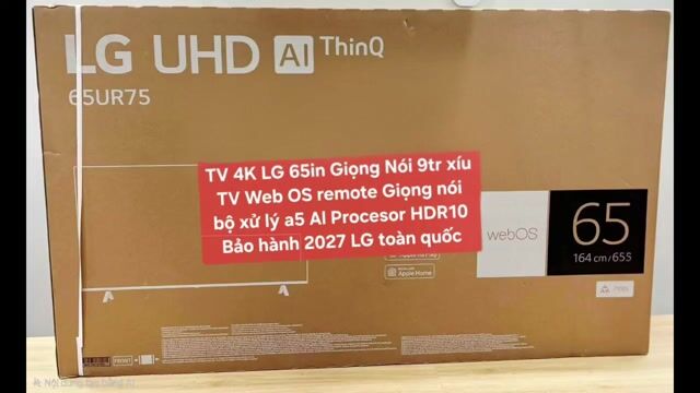 TV 4K LG 65UR7550 65in 4K Giọng Nói Bảo Hành 2027. Mua bán Tivi, Âm thanh tại Quận 8 Tp Hồ Chí Minh được đăng bởi Nguyen nguyen hình 1