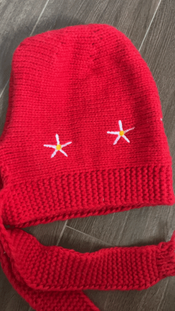 Mũ Balaclava Dệt kim Nữ Đỏ Giữ ấm tai. Mua bán Phụ kiện thời trang khác tại Thành phố Bà Rịa Bà Rịa - Vũng Tàu được đăng bởi Min Nguyen hình 1
