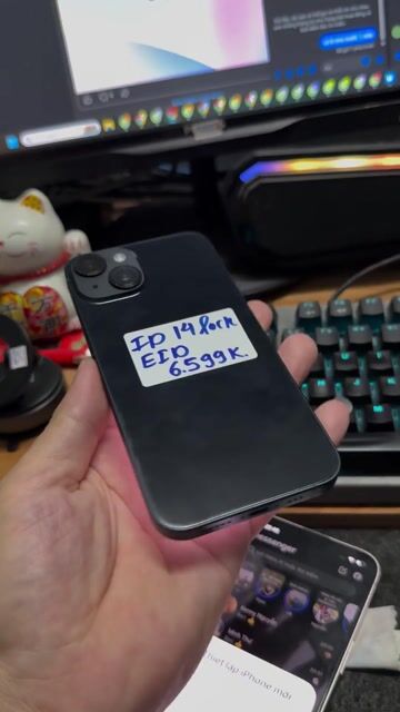 Apple iPhone 14 Lock EID Đen. Mua bán Điện thoại tại Quận Gò Vấp Tp Hồ Chí Minh được đăng bởi Quảng Phạm Mua Iphone Lock và QT  HCM hình 1