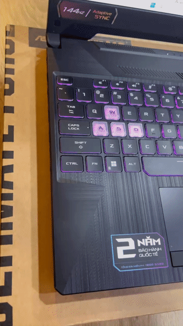 Laptop ASUS TUF Ryzen 7 16GB RTX 3050 BH 7/2027. Mua bán Laptop tại Quận Gò Vấp Tp Hồ Chí Minh được đăng bởi Vi Tính Kim Trân hình 1