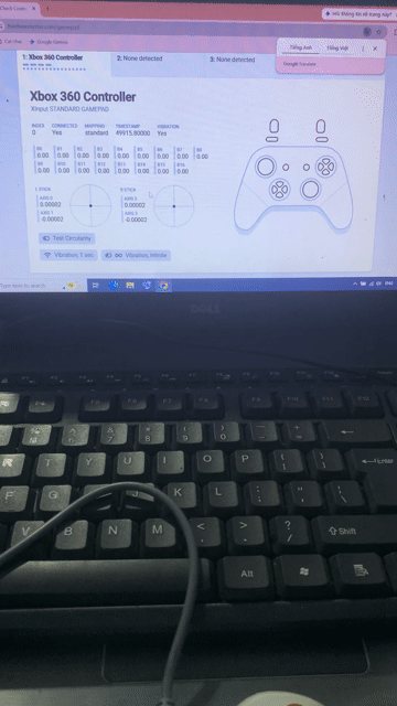 Tay cầm Xbox 360 màu trắng kết nối dây. Mua bán Thiết bị chơi game tại Thành phố Thủ Đức Tp Hồ Chí Minh được đăng bởi Kiệt hình 1