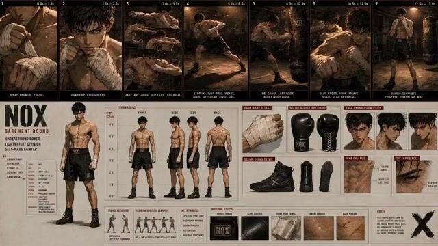 Boxing Gym Character Reference