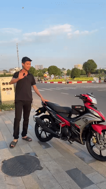 Yamaha Exciter 1S9A Đỏ đen. Mua bán Xe máy tại Quận 12 Tp Hồ Chí Minh được đăng bởi Hậu Dương hình 1