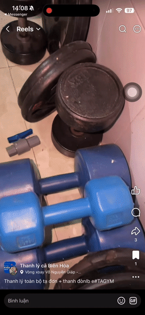Tạ Nhựa 10kg Đen Xanh.. Mua bán Đồ thể thao, Dã ngoại tại Thành phố Biên Hòa Đồng Nai được đăng bởi XE NÂNG MINH PHƯƠNG KỸ THUẬT hình 1