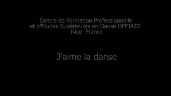 J'aime la danse