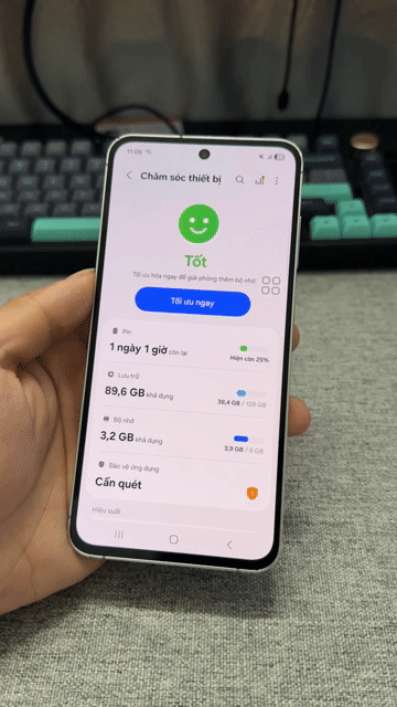 Samsung Galaxy S24 FE 128GB Xanh zin. Mua bán Điện thoại tại Thành phố Thủ Đức Tp Hồ Chí Minh được đăng bởi Võ Nhân hình 1
