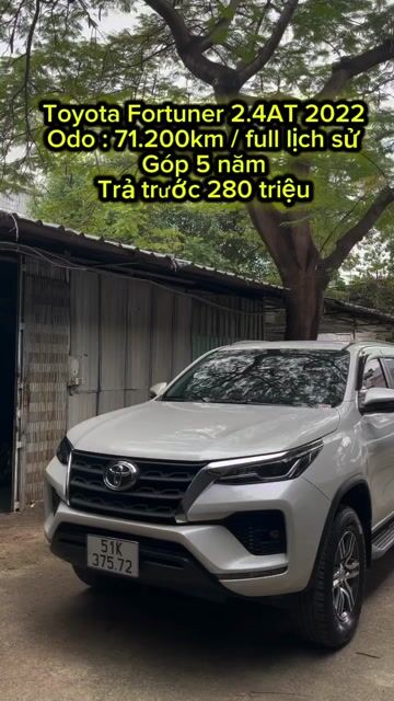 Toyota Fortuner 2.4AT 2022. Mua bán Ô tô tại Quận Tân Phú Tp Hồ Chí Minh được đăng bởi Lê Tấn Dũ hình 1