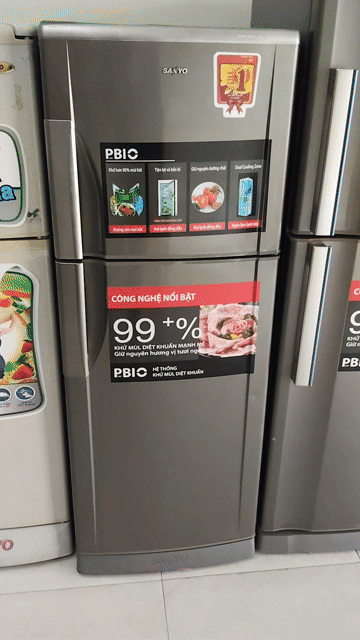 Tủ lạnh Sanyo 190 lít 2 cánh Xám. Mua bán Tủ lạnh tại Thành phố Thủ Đức Tp Hồ Chí Minh được đăng bởi ĐIỆN LẠNH MINH HIẾU hình 1