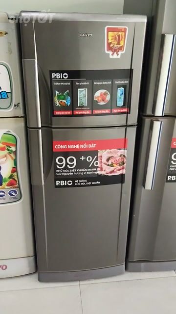 Tủ lạnh Sanyo 190 lít 2 cánh Xám. Mua bán Tủ lạnh tại Thành phố Thủ Đức Tp Hồ Chí Minh được đăng bởi ĐIỆN LẠNH MINH HIẾU hình 1