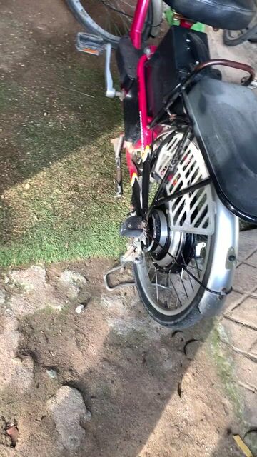 Xe đạp điện Asama màu Đỏ. Mua bán Xe điện tại Thành phố Thuận An Bình Dương được đăng bởi Quang Quân hình 1