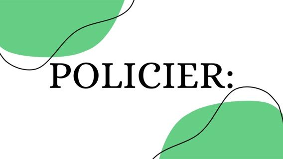 Policier, c'est stylé