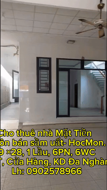 Cho thuê Nhà ở Huyện Hóc Môn Tp Hồ Chí Minh diện tích 252 m² giá 20 triệu/tháng