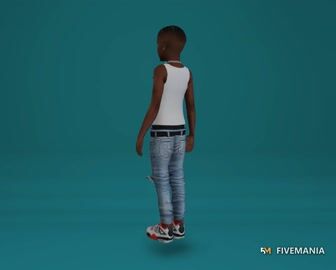 Quincy | Male Teen Ped | Multiple Outfits | Optimized & Fivem Ready [Add-On] — video preview