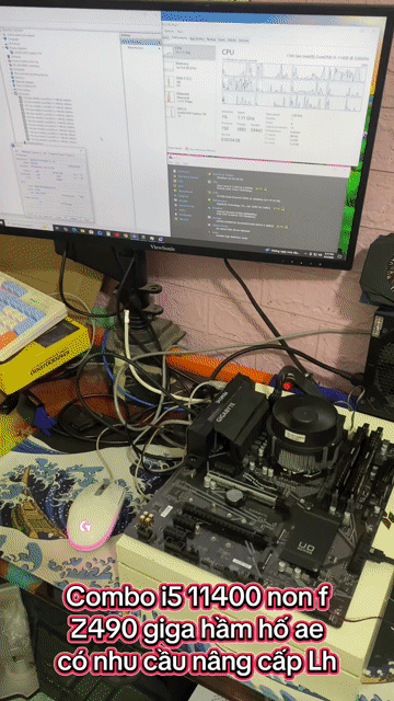 i5 11400 non f có onbo gpu Z490 giga 3tr9 Bình D. Mua bán Linh kiện (RAM, Card...) tại Thành phố Thuận An Bình Dương được đăng bởi Vi Tính Phát Tài hình 1