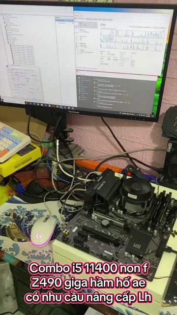 i5 11400 non f có onbo gpu Z490 giga 3tr9 Bình D. Mua bán Linh kiện (RAM, Card...) tại Thành phố Thuận An Bình Dương được đăng bởi Vi Tính Phát Tài hình 1