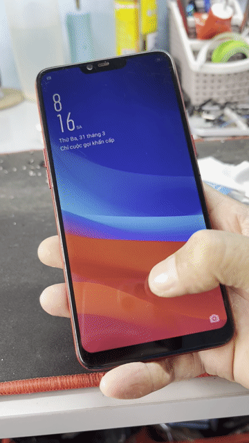 Oppo A3s 32GB Đỏ. Mua bán Điện thoại tại Thành phố Dĩ An Bình Dương được đăng bởi Hiệu hình 1