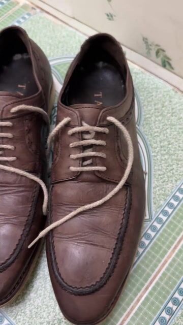 Giày tây Nam Da thật Nâu size 41-42. Mua bán Giày dép tại Quận Bình Thuỷ Cần Thơ được đăng bởi Thầy Tiến 2hand hình 1